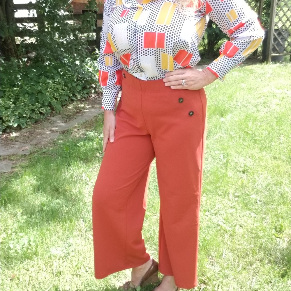 Est. 1946 Mod Deco Wide Leg Pants